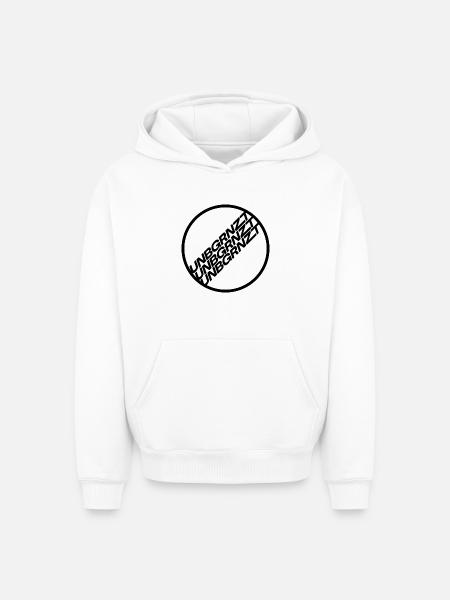 UNBGRNZT 2025 - Oversized Heavyweight Unisex Hoodie - white