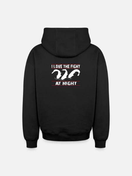 I fish catfish - catfish angler - Oversized Heavyweight Unisex Zip Hoodie - black