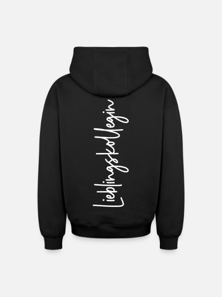 Lieblingskollegin - Oversized Heavyweight Unisex Zip Hoodie - Schwarz