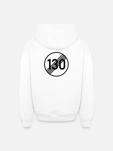 UNLIMITED 130 by Unlimited Apparel - Oversized Heavyweight Unisex Zip Hoodie - white