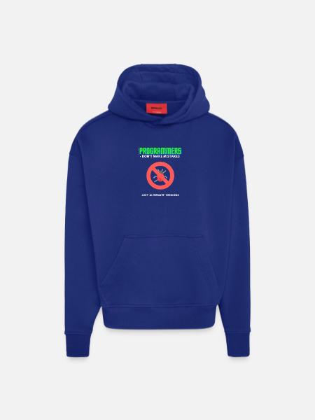 Programmierer Debugging T-Shirt Herren - Hoodie- made by SPREAD - Iconic Blue