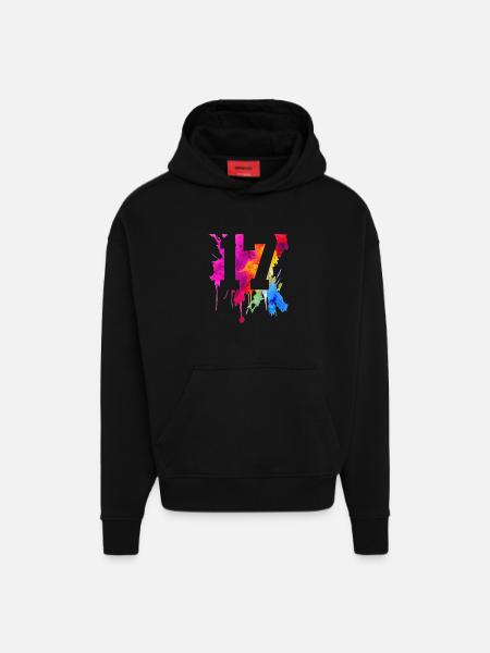 17 YEARS 17TH BIRTHDAY - Hoodie- made by SPREAD - SOLID BLACK