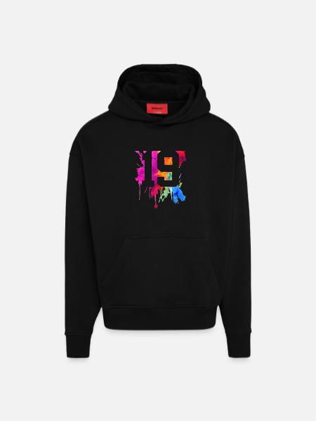 19 YEARS 19TH BIRTHDAY - Hoodie- made by SPREAD - SOLID BLACK