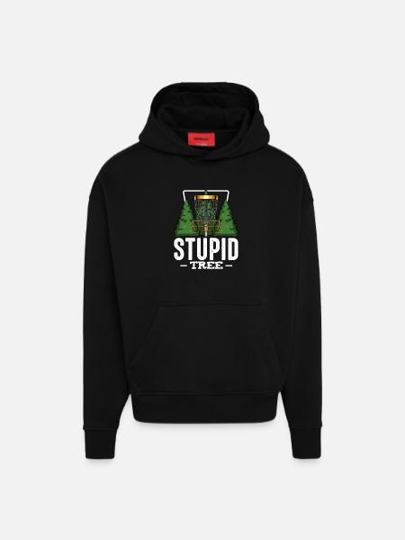 Frisbee - Hoodie- made by SPREAD - SOLID BLACK