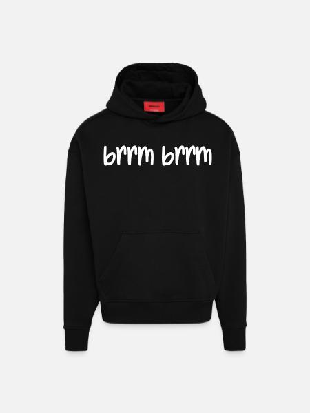 brrm brrm - Hoodie- made by SPREAD  - SOLID BLACK