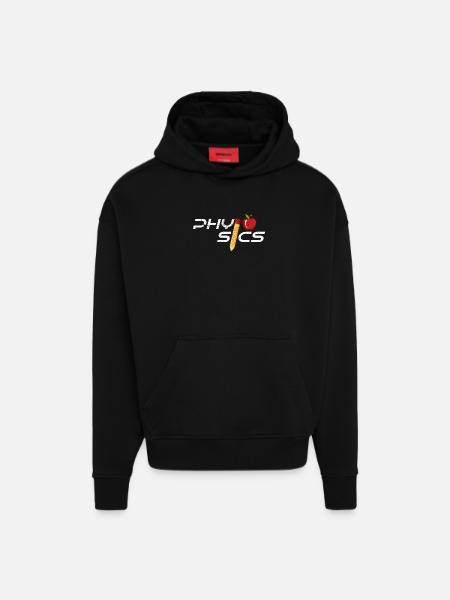 physicist - Hoodie- made by SPREAD - SOLID BLACK
