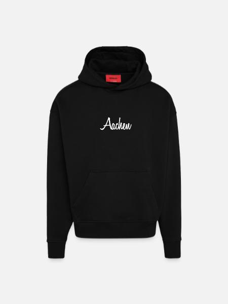 Aachen - Hoodie- made by SPREAD  - SOLID BLACK