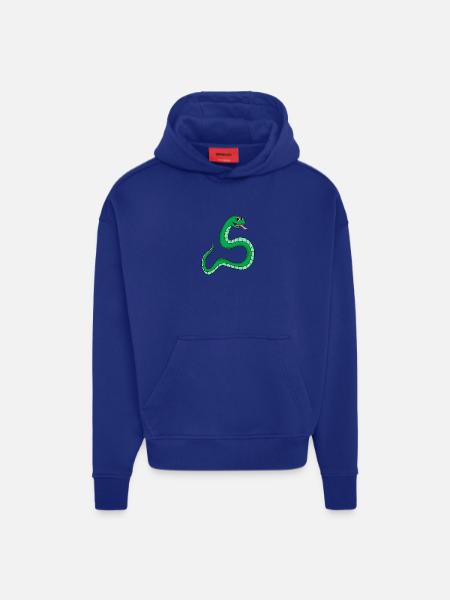 Schlange - Hoodie- made by SPREAD  - OFF WHITE