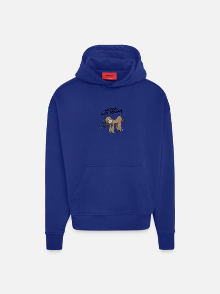 Sloth Nope not today - Hoodie- made by SPREAD  - OFF WHITE