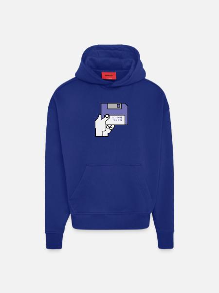Banc de travail - Sweat à capuche bio épais oversize fabriqué en UE - OFF WHITE