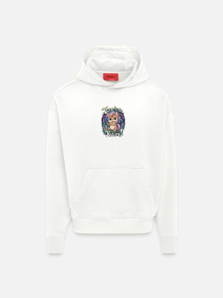 Tune Into Nature! - Hoodie- made by SPREAD - OFF WHITE