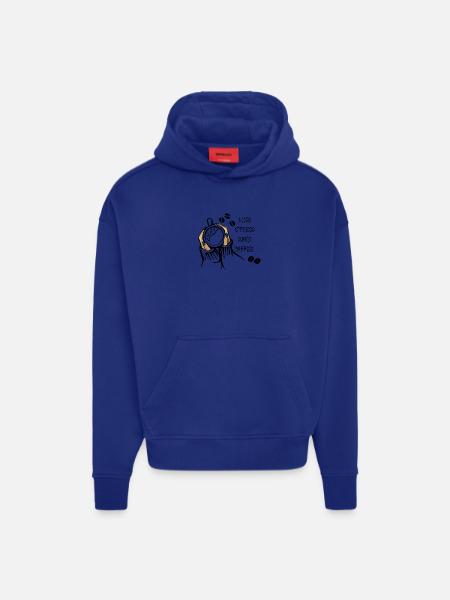 Less Stress More Coffee - Hoodie- made by SPREAD - OFF WHITE