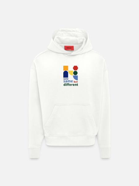 same same but different - Hoodie- made by SPREAD - OFF WHITE