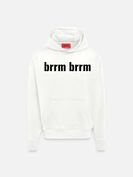 brrm brrm - Hoodie- made by SPREAD  - OFF WHITE
