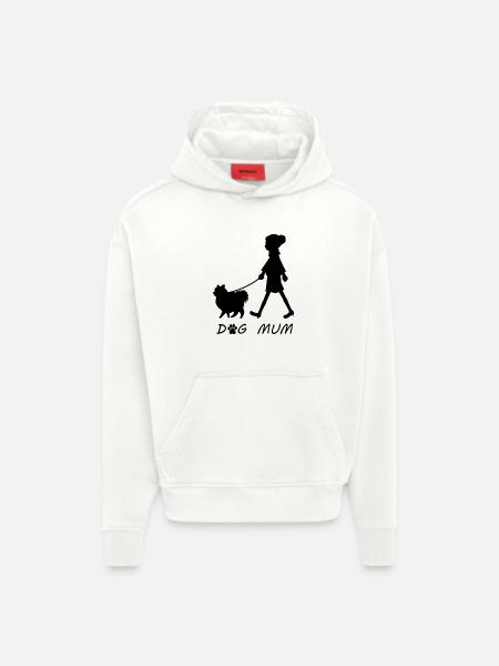Dog Mum - Hoodie- made by SPREAD - OFF WHITE