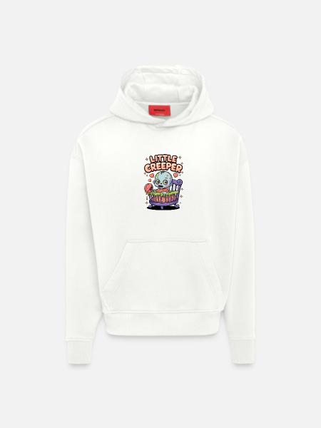 Little Creeper - Hoodie- made by SPREAD  - OFF WHITE