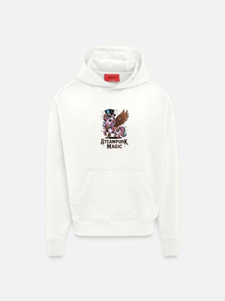 Steampunk-Magie - Hoodie- made by SPREAD  - OFF WHITE