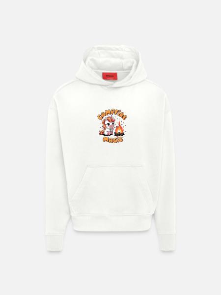 Campfire Magic - Hoodie- made by SPREAD - OFF WHITE