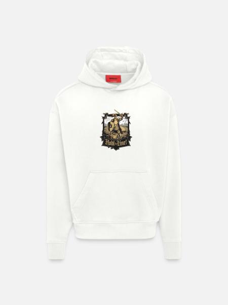 Hodl The Line! - Hoodie- made by SPREAD  - OFF WHITE