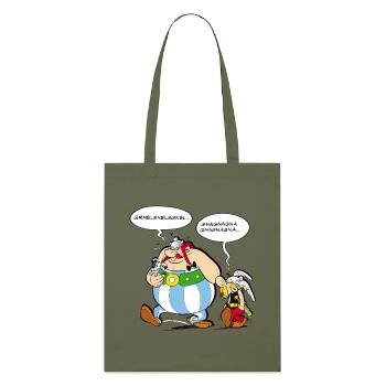 Asterix & Obelix Boudeur - Tote bag bio Stanley/Stella - kaki - Devant