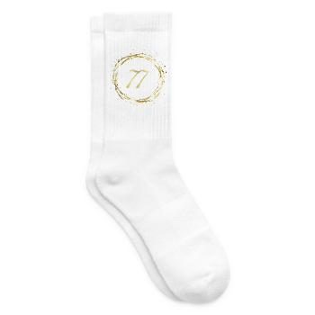 77 - Tennissocken - Weiß - Rechts