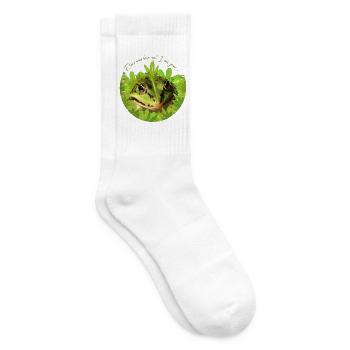 Frosch küss mich Prinz - Tennissocken - Weiß - Rechts