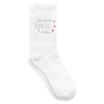 Biest schön und Biest - Tennissocken - Weiß - Rechts
