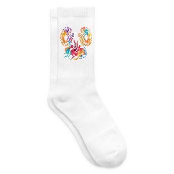 Fachkundiger Urologe Praxisalltag - Tennissocken - Weiß - Rechts