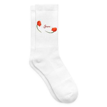 Zwillinge Mohn Klatschmohn Sternzeichen Zwillinge - Tennissocken - Weiß - Rechts