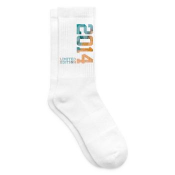 12TH BIRTHDAY LIMITED EDITION 2014 - Tennis socks - white - Right