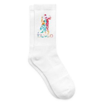 Feuriger Tango Gesellschaftstanz - Tennissocken - Weiß - Rechts