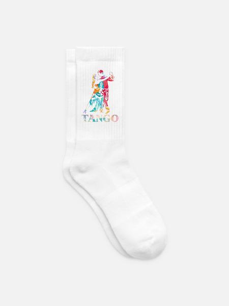 Feuriger Tango Gesellschaftstanz - Tennissocken - Weiß