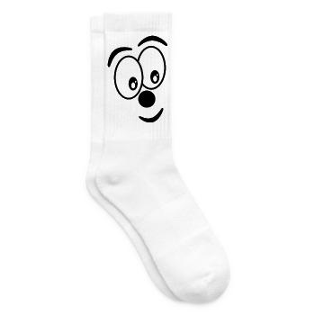 - HUMOR. LUSTIG - Tennissocken - Weiß - Rechts