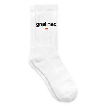 gnallhad - Mundart Design - Tennissocken - Weiß - Rechts