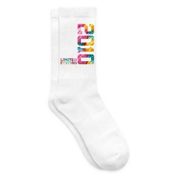 16TH BIRTHDAY LIMITED EDITION 2010 - Tennis socks - white - Right