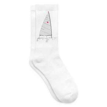 Laser Riss - Tennissocken - Weiß - Rechts