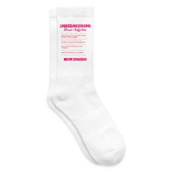 JGA Liste Junggesellin Mutprobe Braut Aufgaben - Tennissocken - Weiß - Rechts