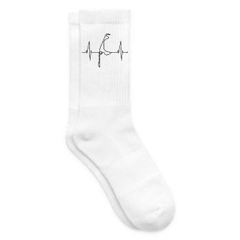 Sylt Skyline Nordsee Herzschlag Nordfriesen Sylter - Tennissocken - Weiß - Rechts
