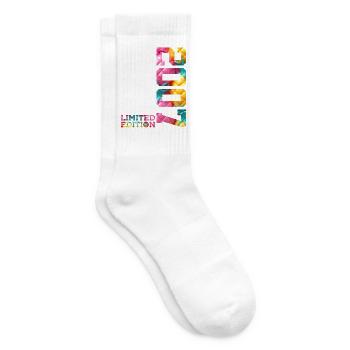 19TH BIRTHDAY LIMITED EDITION 2007 - Tennis socks - white - Right