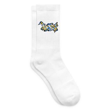 FCCZJ graffiti - Tennis socks - white - Right