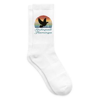 Ruhrpott Flamingo - Tennissocken - Weiß - Rechts
