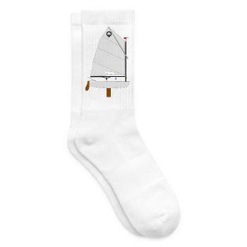 Optimist Riss - Tennissocken - Weiß - Rechts