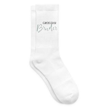 Großer Bruder - Tennissocken - Weiß - Rechts