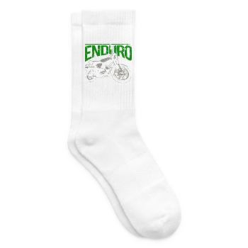 S51 Moped Enduro - Kult für Simson Liebhaber - Tennissocken - Weiß - Rechts
