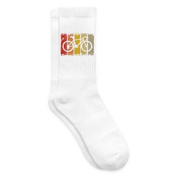Fahrrad - Tennissocken - Weiß - Rechts