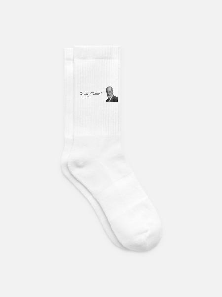 "Deine Mutter" Sigmund freund - Tennissocken - Weiß