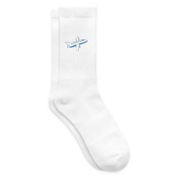 Airplane Plane - Tennissocken - Weiß - Rechts