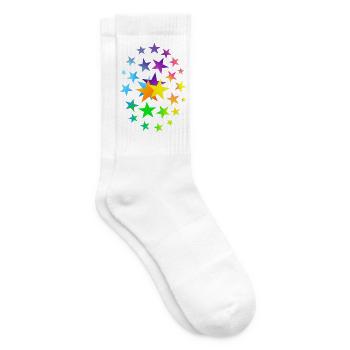 STERNE Sternchen viele Sterne - Tennissocken - Weiß - Rechts