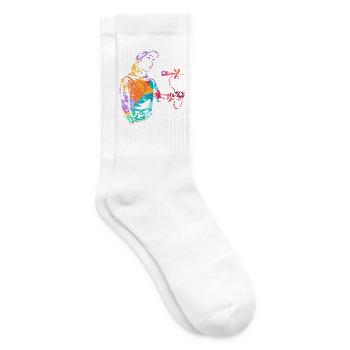 Spannendes Kendama Präzisionsspiel - Tennissocken - Weiß - Rechts