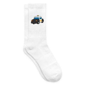 Polizei - Tennissocken - Weiß - Rechts